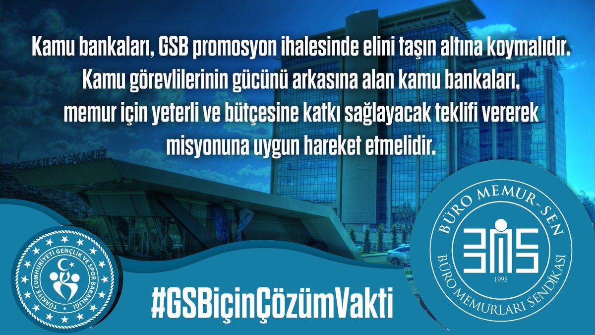 #GSBiçinÇözümVakti <a href="/ihsanselimb/">İhsan Selim Baydaş</a> <a href="/gencliksporbak/">Gençlik ve Spor Bakanlığı 🇹🇷</a> <a href="/kasapoglu/">Dr. Mehmet Kasapoğlu</a>