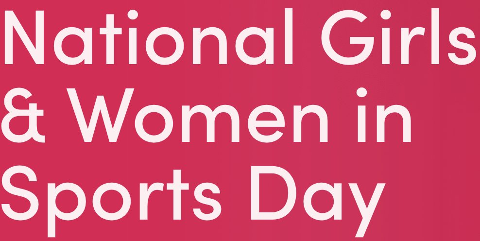 National Girls &amp; Women in Sports Day acknowledges the accomplishments of female athletes, recognizes the influence of sports participation for women and girls, and honors the progress and continuing struggle for equality for women in sports. #NGWSD

<a href="/WomensSportsFdn/">Women's Sports Foundation</a> 
<a href="/PIAASports/">PIAA</a>