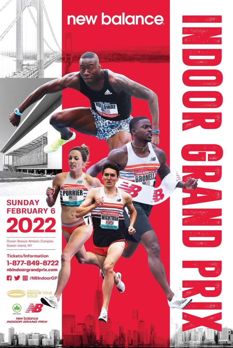 Mike Schnall runs (@mikerunsny) on Twitter photo The 2022 <a href="/NBIndoorGP/">NB Indoor Grand Prix</a> will be broadcast live from #StatenIsland’s <a href="/OBTFAC/">Ocean Breeze Park & Athletic Complex</a>! Join in on the excitement by watching live on <a href="/NBCSports/">NBC Sports</a> on February 6th, between 12-2pm.
To attend or to get more information and purchase tickets: nbindoorgrandprix.com The 2022 <a href="/NBIndoorGP/">NB Indoor Grand Prix</a> will be broadcast live from #StatenIsland’s <a href="/OBTFAC/">Ocean Breeze Park & Athletic Complex</a>! Join in on the excitement by watching live on <a href="/NBCSports/">NBC Sports</a> on February 6th, between 12-2pm.
To attend or to get more information and purchase tickets: nbindoorgrandprix.com