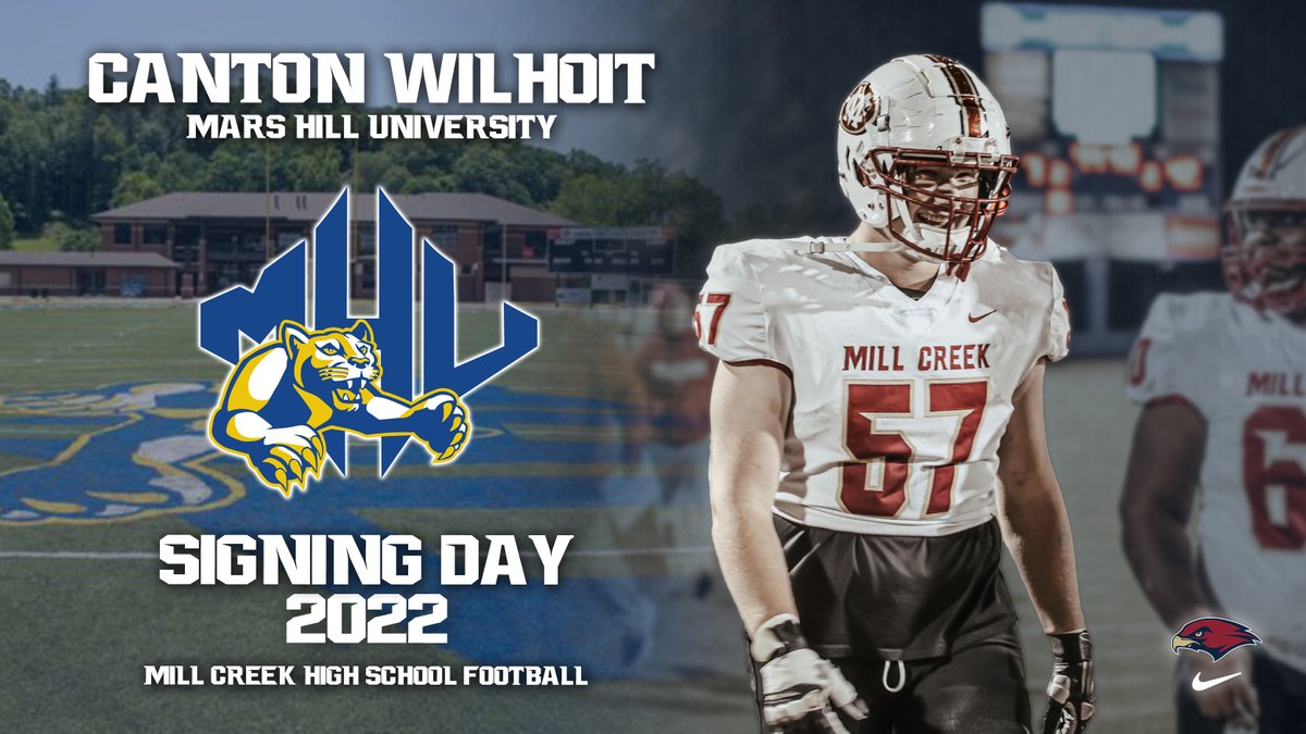 MC_Recruiting's tweet photo. CONGRATULATIONS ‼️ #NSD22 

@CantonWilhoit ➡️ @MarsHill_FB 
 
#COMMIT | #iMpaCt https://t.co/xGQB5aFC8x