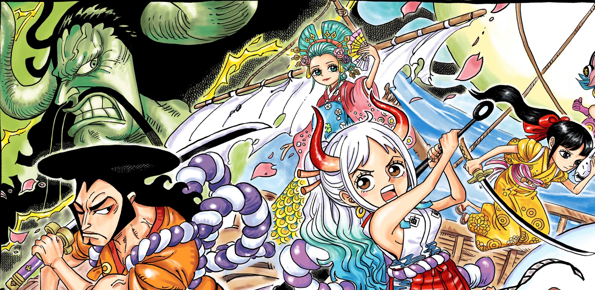 ワッキー 小紫 日和 カイドウ完成 登場人物が激アツ ヤマトが 日和 オロチ 殺っちゃうの W ワノ国最高 W B 黒線あかまる 大先生 ボーナスでヤマトのヘッダー欲しい すみません冗談ですwww 宣伝部長 Twitter