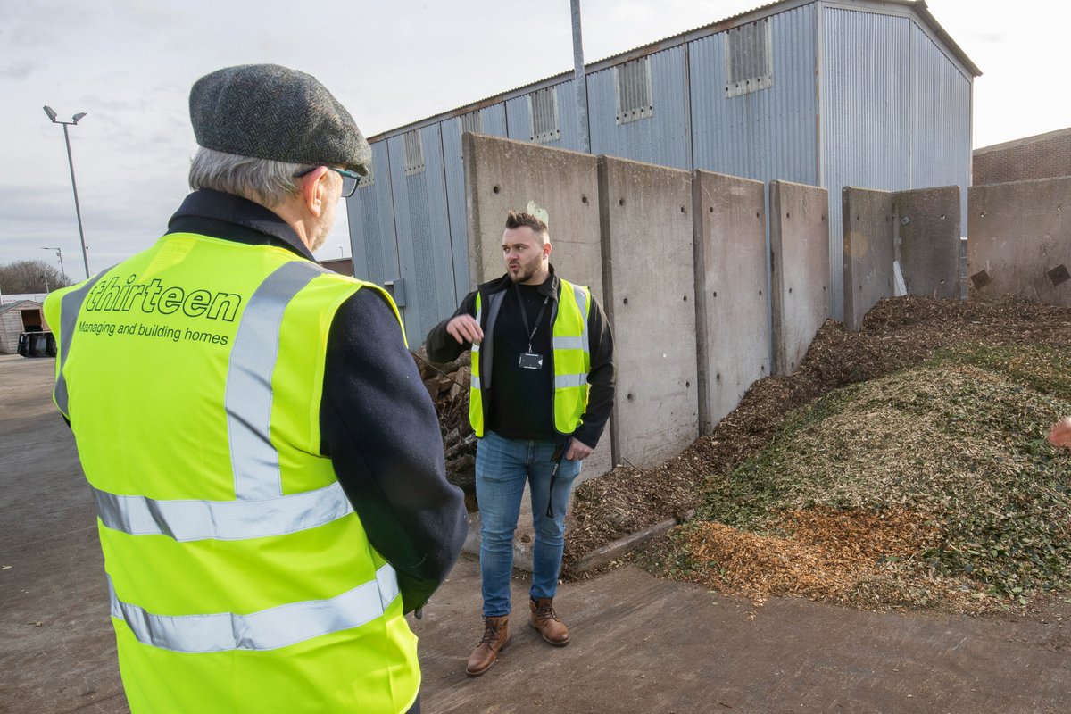 It was great to meet the team behind <a href="/Thirteen_Group/">Thirteen Group</a>'s Recycling Centre at Haverton Hill, and hear of their plans to reduce landfill waste by 95% by 2025 and take control of how they manage waste disposal. 

🐔🐝 They even have 6 chickens on site, and around 200,000 bees!