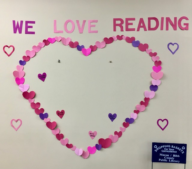 February is #nationallibraryloversmonth! Stop by the children's floor at Washington Memorial Library and show your love for #reading! Stop by and write your favorite book on a heart until this display is overflowing with #booklove.