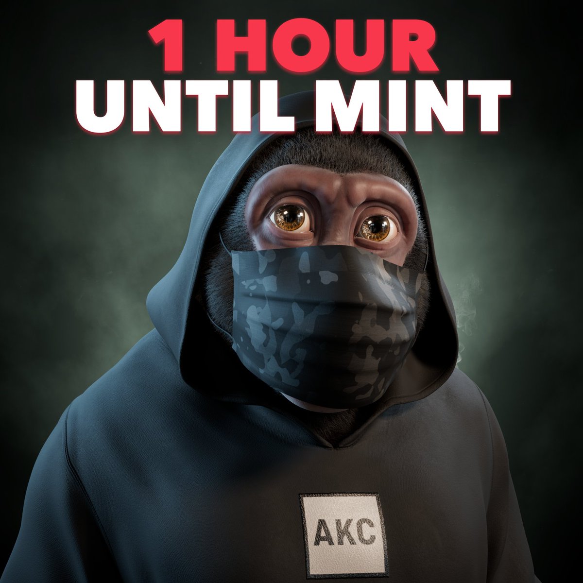 AlphaKongsClub's tweet image. The mint is LIVE in just 1 HOUR! 🚀

To celebrate this day, we're giving away one Alpha Kongs NFT to someone that:

1: Retweets this post  🦍
2: Tags a friend under the post (each tag = one entry) 💛

Please stay safe! alphakongsclub.com is the ONE and ONLY website!