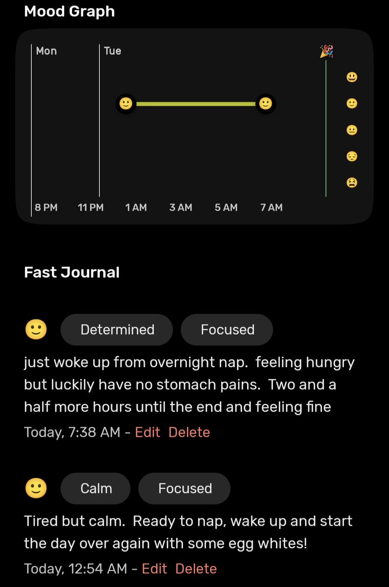 ItsjHamilton's tweet photo. Tracking my #moodgraph throughout my fasts to get a better idea as to how my mindset is changing throughout the exercise #fastwithzero #fastingwithzero https://t.co/n6aWi6TT6J