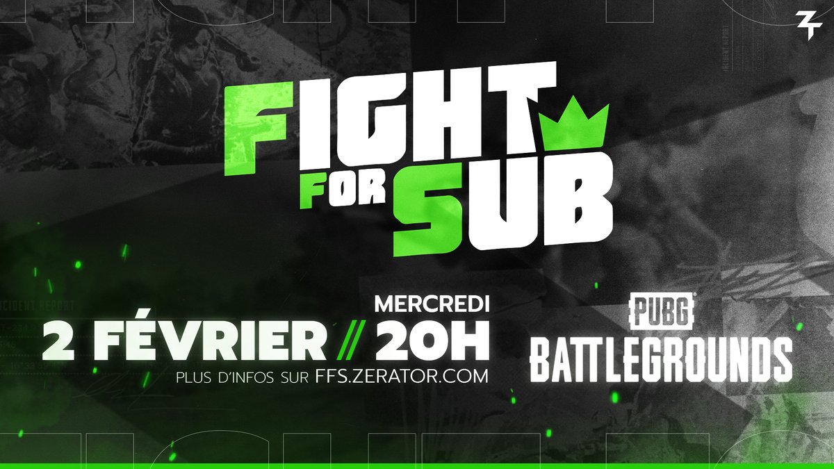 Le Fight For Sub PUBG: BATTLEGROUNDS revient !

Mercredi soir, 100 streamers s’affrontent et <a href="/ZeratoR/">ZeratoR</a> commentera l'événement ! Détails 👉 pubg.info/FightForSub

Si vous participez, dites-le-nous et partagez vos moments les plus drôles avec
#PUBGEPICFAILS, #PUBGEPIQUEFIASCO