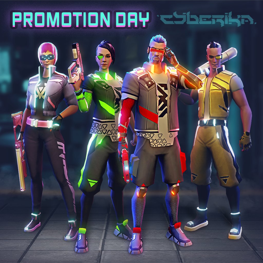 Cyberikagame's tweet photo. Cyberians!
Today is the day when you can share your content about Cyberika. Share channels, groups, pics... This is a perfect opportunity to make a name for yourself throughout the entire BC!

Moreover, you can get into our partnership program. Don’t hesitate to share your works. https://t.co/EEiWLG86wv