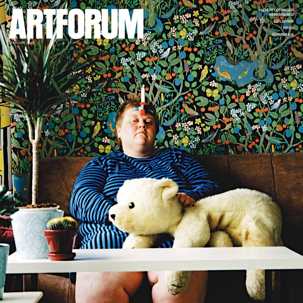 Artforum's tweet image. Also: 1000 Words from Liz Larner, @_zackhatfield on Céline Sciamma’s Petite maman, and Alex Jovanovich introduces the Finnish photographer Iiu Susiraja, whose 2010 photograph Lucia, from the series “Good Behavior,” is featured on the cover.