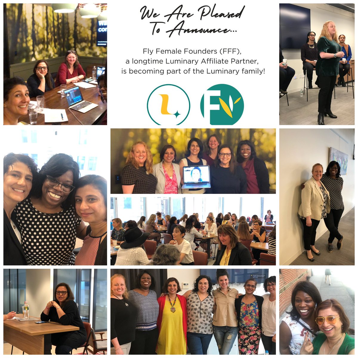 swetavikram's tweet photo. End of an era and start of another one for @FlyFemFounders♥️ Excited to be part of @BeALuminary fam! When women come together to build each other up, amazing things happen🔥

@lmigno @carolmarietuite @ruzowgraphics #WomeninBusiness #WomenSupportingWomen #tuesdaymotivations https://t.co/OcAjWBf2sJ