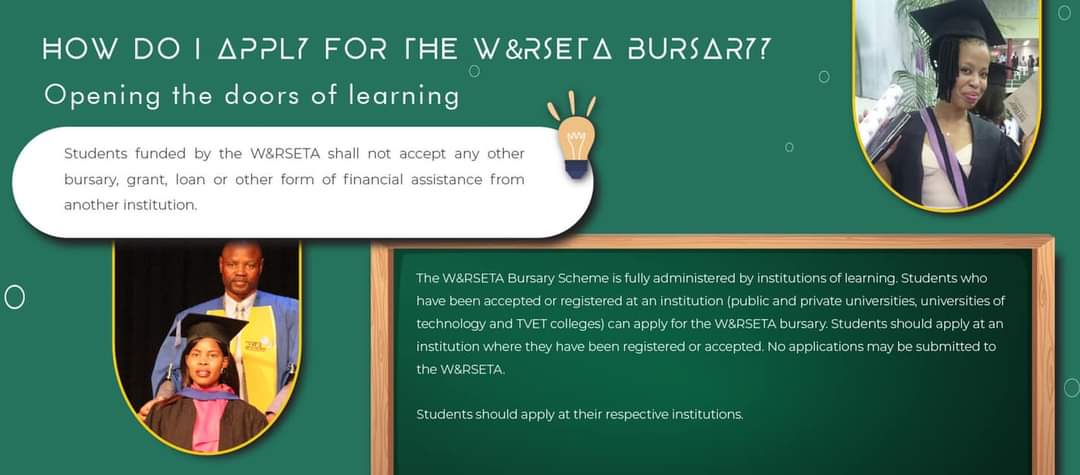 TheBankingSETA's tweet photo. Are you accepted or registered at an institution of learning?
You can apply for the W&RSETA bursary at your respective institutions.
#Post2of3
#TheDoorsOrLearningAreOpen
#MakingRetailACareerOfChoice
#ChooseRetail https://t.co/iensVMbfWf