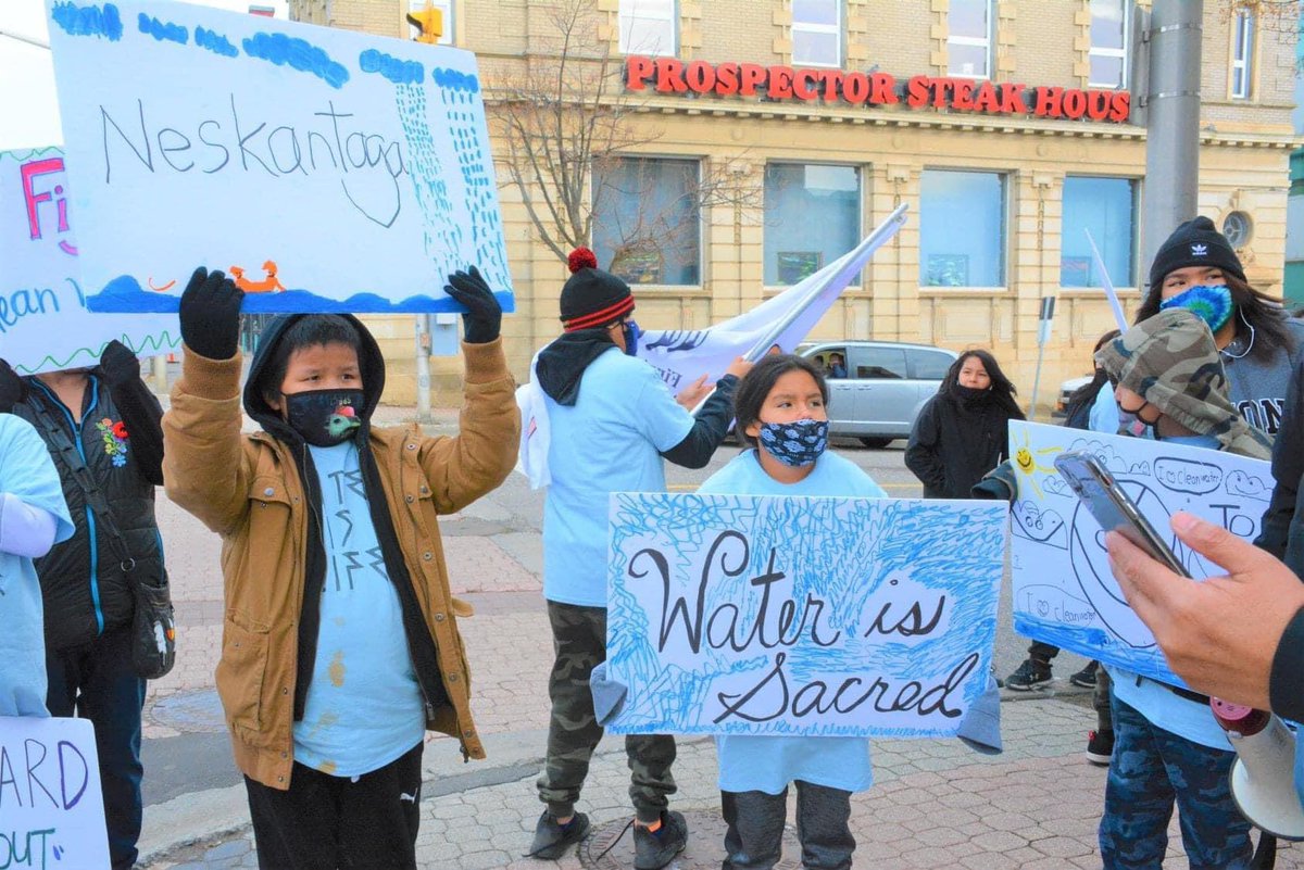can_ndn's tweet photo. Today marks the 27th year of Boil Water Advisory for Neskantaga First Nation that started February 1,1995. 😓 https://t.co/dgQpollmfG