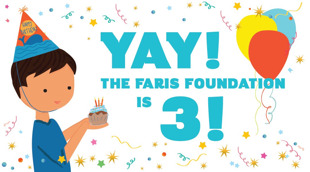 Correction: OMG! The Faris Foundation Turns 3! - mailchi.mp/0b7880f64503/b…