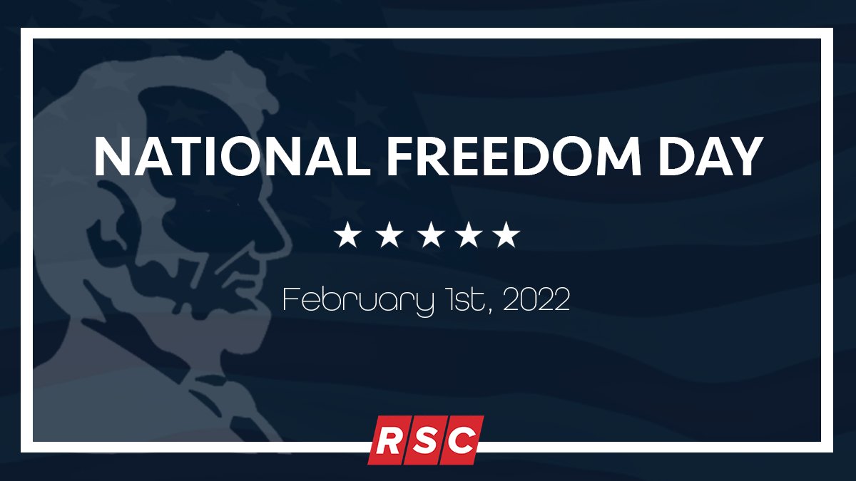 OTD in 1865, Pres. Lincoln signed a joint resolution which later became the 13th Amendment, abolishing slavery. This date serves as a reminder that America is the pilot light for freedom, and we have a duty to keep the flame burning for generations to come. #NationalFreedomDay