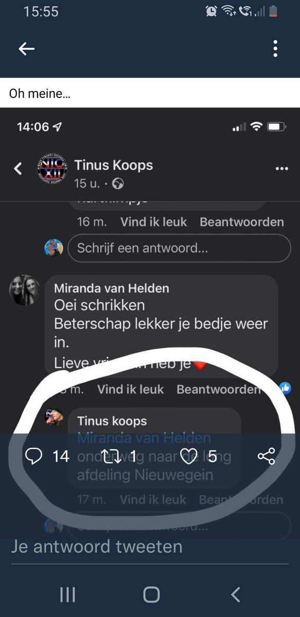 Danny1Browaeys's tweet photo. Laat je vaccineren!
Tinus Koops gaat niet voor niks naar het ziekenhuis.
Omicron mild.. yea right.
#stopwillemengel
#coronapas
#kuipers https://t.co/cVqTs7OrW6
