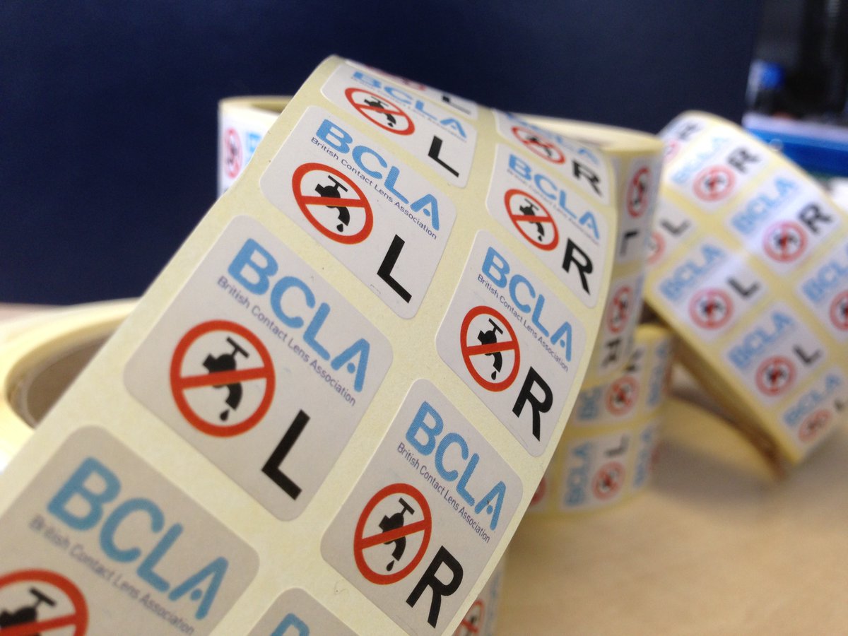 We have produced 'No Water' stickers, to remind contact lens patients to not allow water to come into contact with their lenses or case. 

'No Water' stickers are available to order from our website for members and non-members.

bcla.org.uk/Public/Member_…