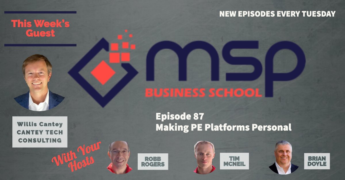 OSRManage's tweet photo. Willis Cantey, the CEO of Cantey Tech Consulting, joins us to talk about what it’s like to be under the umbrella of a private equity organization, sharing unique strategies they use to grow and find new MSPs coming in, and more. 

Listen to the episode:
https://t.co/waaJiSiV12 https://t.co/RF8khYSF8F