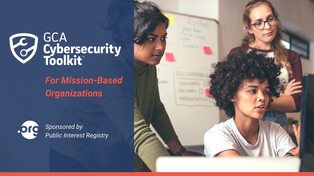 Today, in collaboration with @PIRegistry, we are excited to announce the GCA Cybersecurity Toolkit for Mission-Based Organizations! This set of free tools, guidance, & training will help organizations take key steps to improve their security. hubs.li/Q013dTJl0
