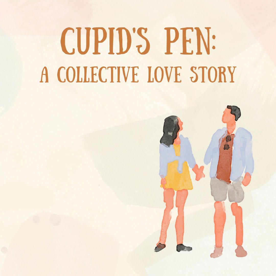 VUWritingCenter's tweet image. Join us this February for a collective love story writing game! Visit the link in our bio for more information about how to participate and to see the latest addition to our creation! 💕