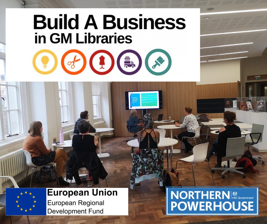 Starting or growing your business? Got a brilliant idea?

FREE Manchester workshops:

1: Know Your Market, Get Competitive, Monday 7 Feb
2: Intellectual Property: Protect Your Assets, Wed 9 Feb
3 &amp; 4: Power Up Your Business! Friday 11 Feb

Book now ow.ly/eQ2Y50HFkTW