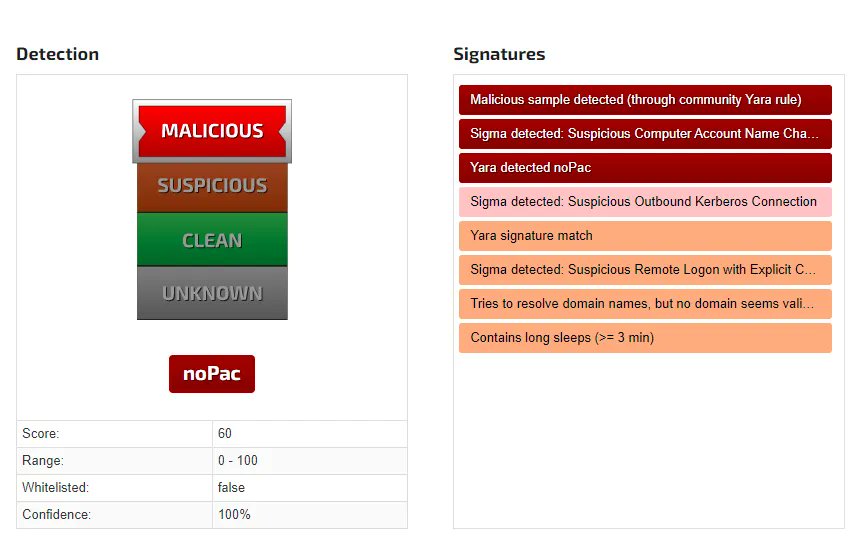 joe4security's tweet image. Level UP! With Joe Sandbox, you can now perform deep malware analysis on an Win10 Analyzer connected to a real DC (Server 2019, no crappy EMU)! Checkout the blog post for all the use-cases and info:

joesecurity.org/blog/900813386…

#malware #sigma #dfir #infosec