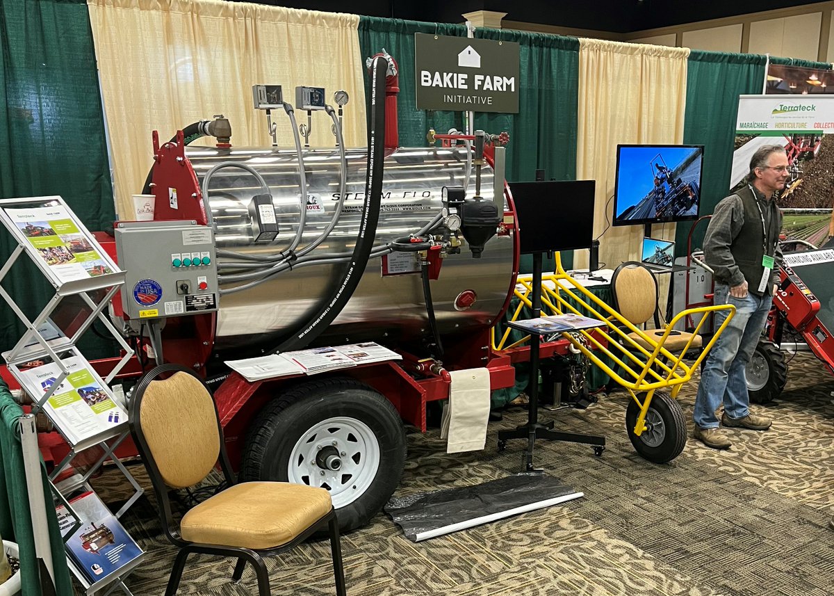 SiouxCorp's tweet photo. The Mid-Atlantic Fruit & Vegetable Convention has started in Hershey, PA! Come see the Sioux Steam-Flo® up close and learn more about the benefits of using steam for your soil, media, substrate, or growing containers.
https://t.co/cwzYMfAKvV
#MAFVC #SoilSteaming https://t.co/GyLPJ3uurX