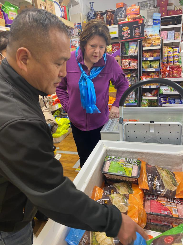 MariaMillerUK's tweet photo. Good to see our #Basingstoke Gurkha Grocery shop bouncing back following the #pandemic https://t.co/4NNcJA6rc6
