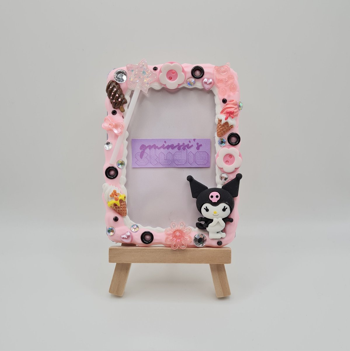 new_g_studio's tweet photo. 2.2 budols? 👀 these will be put up on listing tomorrow 💝 shipping starts once my wooden stand freebies arrive 💎

♡ Watch out for more designs this week !!

tags: wts lfb ph pc photocard toploader my melody hello kitty kuromi cinnamoroll decoden stand https://t.co/2hbCdEsOVU