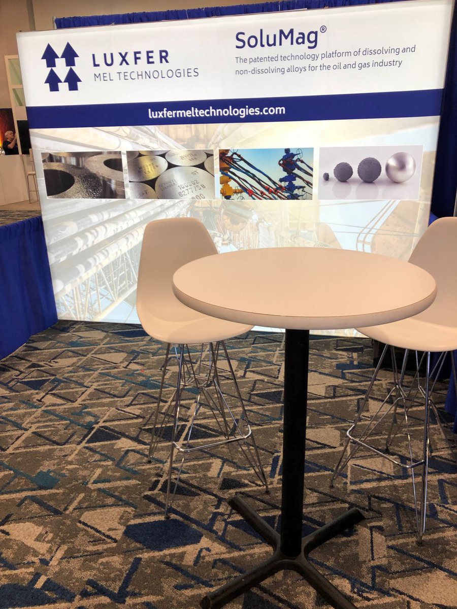 We are all set up and ready to go at #HFTC 2022!

Come visit us to find out how you can save time on completion with our Dissolvable Material Technology SoluMag👇

#Luxfer #SoluMag #SPEevents #OilandGas