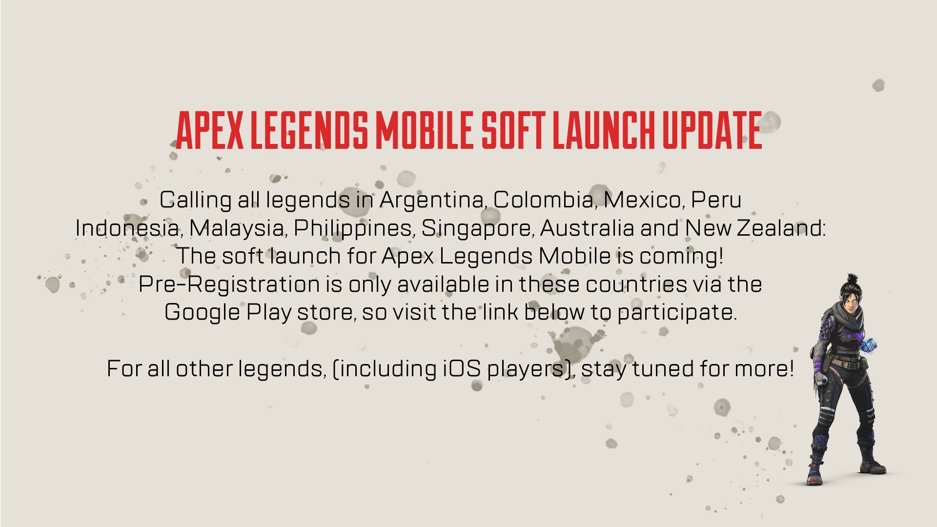 Apex Legends Mobile Colombia Peru México preregistro Google Play Store fecha lanzamiento
