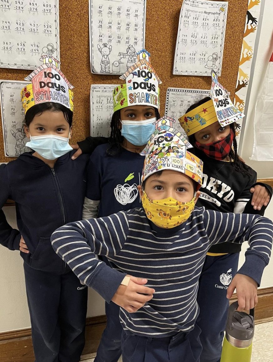 dcpcsb's tweet photo. 100 days of school = 100 days smarter at the @CenterCityPCS Brightwood Campus! 💡 #DCcharters #DCcharterProud #ChooseDCcharters https://t.co/iFFvaJhTvB