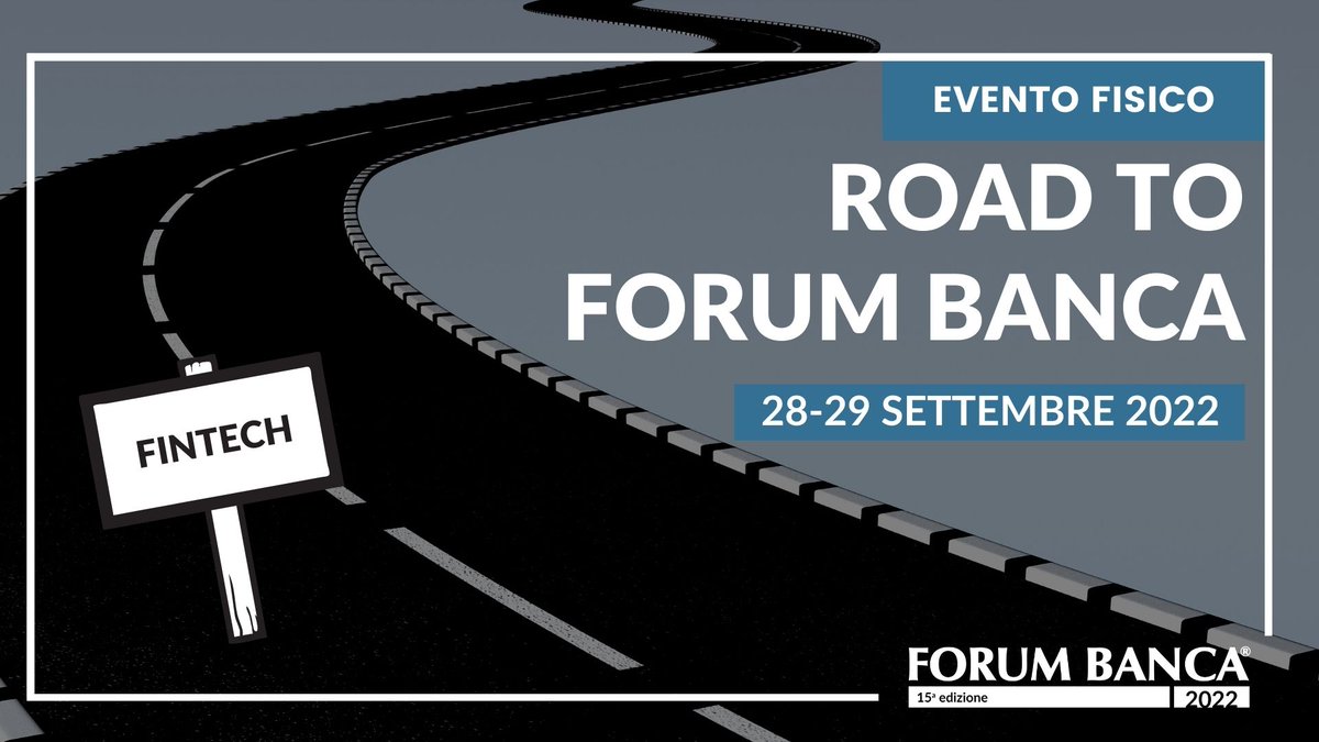 🚀 ROBOTICA, METAVERSO, CRIPTOVALUTE, REVENUE BASED FINANCING: le parole chiave del 2022 in ambito #Fintech &amp; #Innovation!
📌Partecipa il 29 settembre al nostro Fintech Village di Forum Banca 2022.
👉SCOPRI TUTTO: forumbanca.com/fintech-experi…
<a href="/forumbanca/">ForumBanca</a> è un evento di <a href="/IKN_Italy/">IKN_Italy</a>