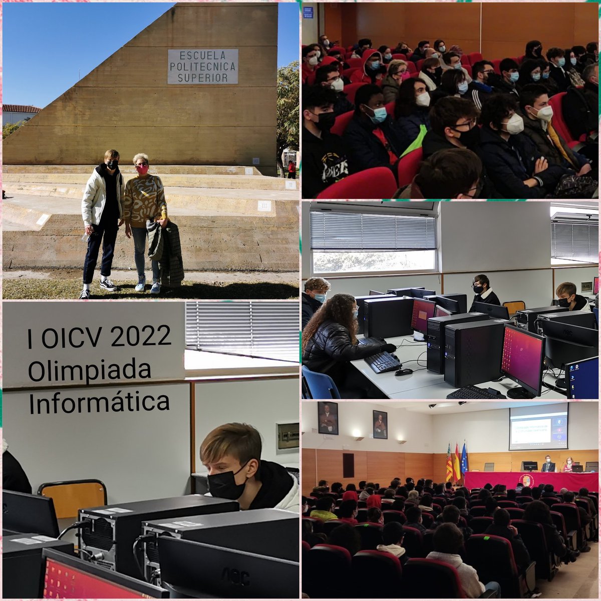 katia_vila's tweet photo. Bonita experiencia en las Olimpiadas Informáticas OICV organizadas por la @EPSAlicante @jcalvozaragoza Gracias! Es emocionante ver a un estudiante superarse a si mismo, enfrentarse a nuevos retos y crecer. Enhorabuena por tu resultado @AnKhodyrev y seguimos este camino iniciado. https://t.co/vGZ26dyjfW
