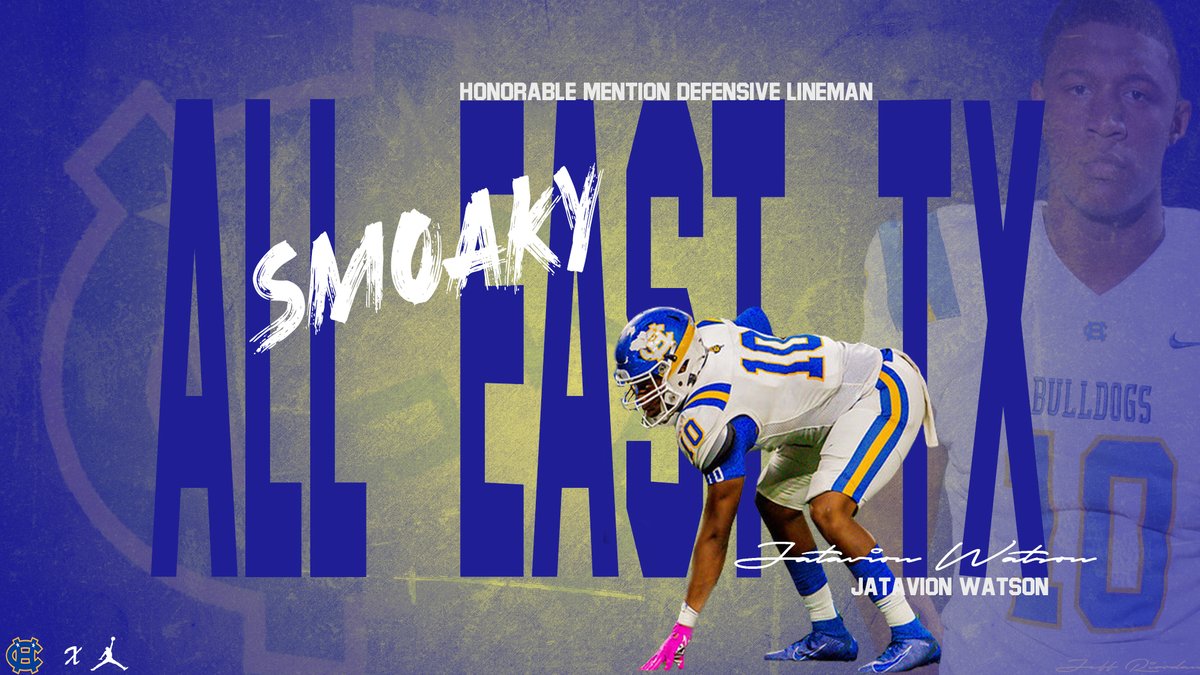 Congratulations to C/O 22 DL Jatavion Watson <a href="/JatavionWatson/">Tai Watson</a> on being named a <a href="/DavidSmoak/">David Smoak</a> "Smoaky All East Texas" Honorable Mention Defensive Lineman! #WeGotDogs #RecruitCH