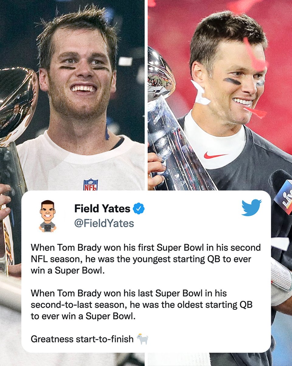 SportsCenter's tweet photo. 🐐🐐🐐

(h/t @FieldYates) https://t.co/VgItJPGsIP