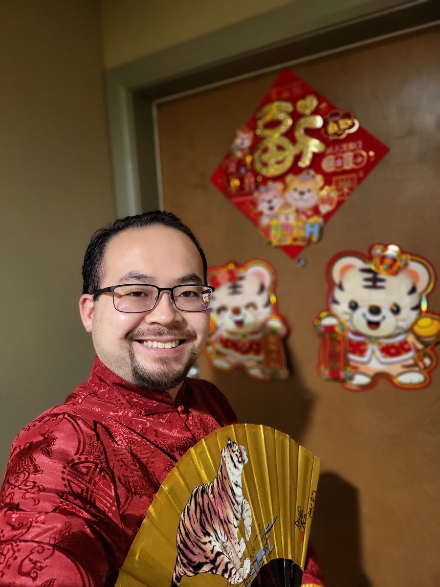 Getting ready to celebrate the first day of the Lunar New Year with my wonderful team