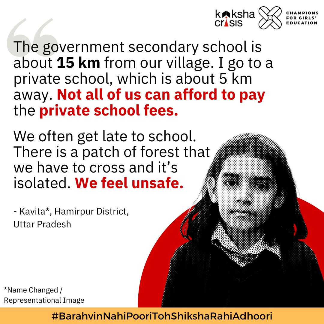 YouthKiAwaaz's tweet photo. Over 95% of children attend primary school, but only 40% of adolescents attend secondary school (World Bank). This #BudgetSession2022, join us in demanding adequate #SpendOnEd for allocation and utilization of funds to build more accessible schools in India. #KakshaCrisis https://t.co/ZWKPfzCEAW