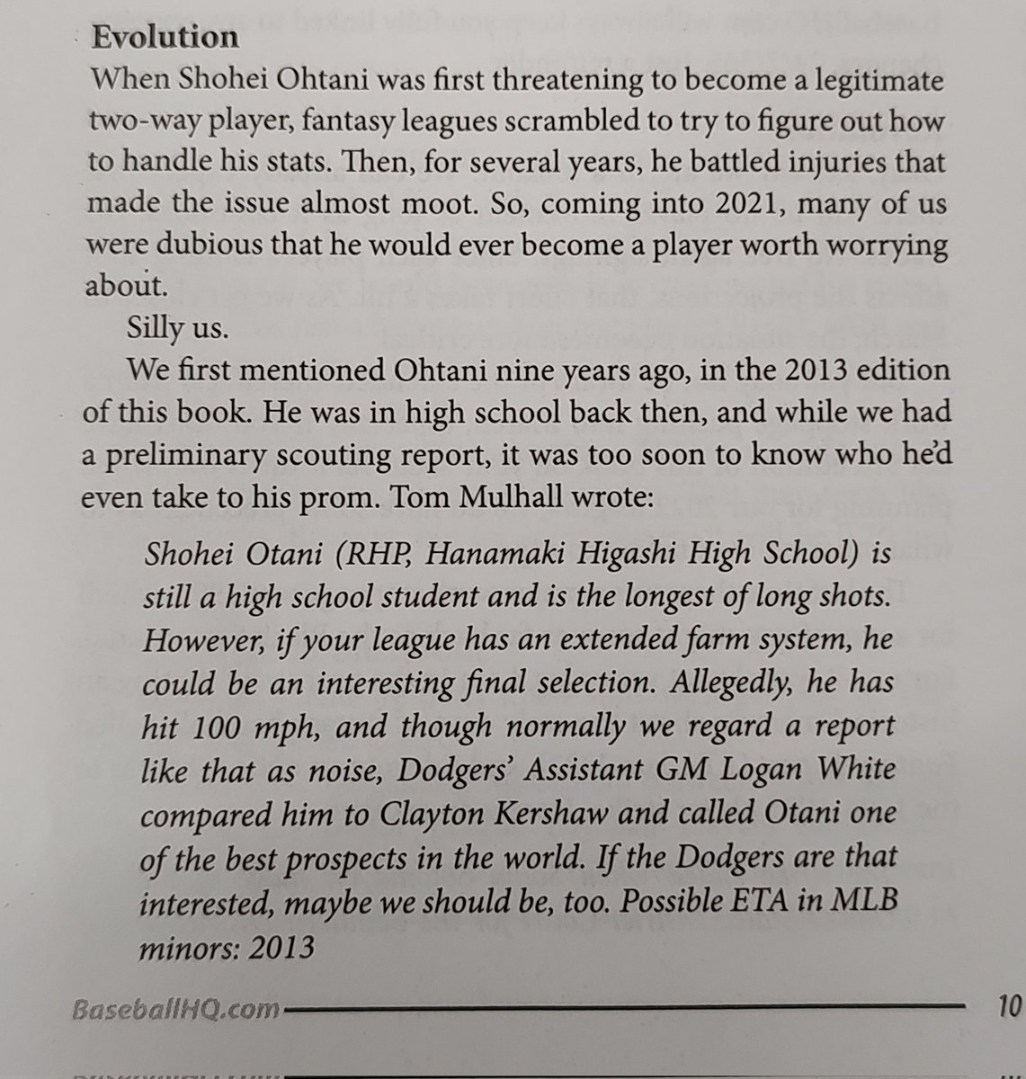 BaseballStringr's tweet image. In 2008, @RonShandler asked me to contribute an annual article to The Baseball Forecaster. He likes his writers to be ahead of the curve, and I think we delivered in 2013. Thanks for the shout-out, Ron!