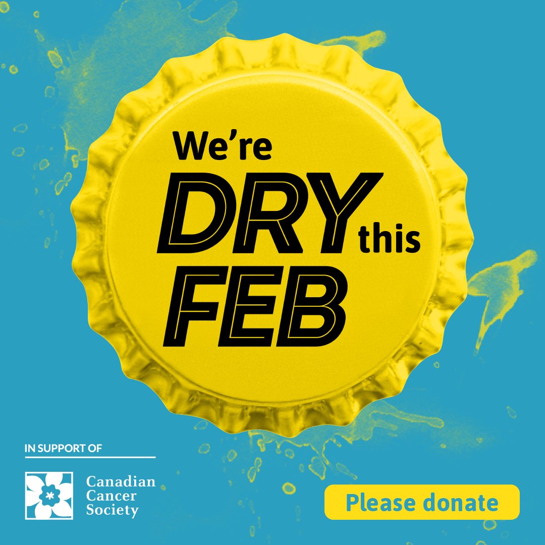 After raising almost $15k in 2021, our team is participating in <a href="/cancersociety/">Canadian Cancer Society</a>'s @DryFebCA again to support some special friends of ours and everyone else that is affected by cancer. Donate here: dryfeb.ca/teams/canterra…. Cheers to an alcohol-free February!🥛🥤