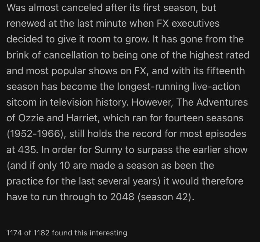 TopIMDbTrivia's tweet photo. It’s Always Sunny in Philadelphia (2005-Present) https://t.co/sNCs9AkDya