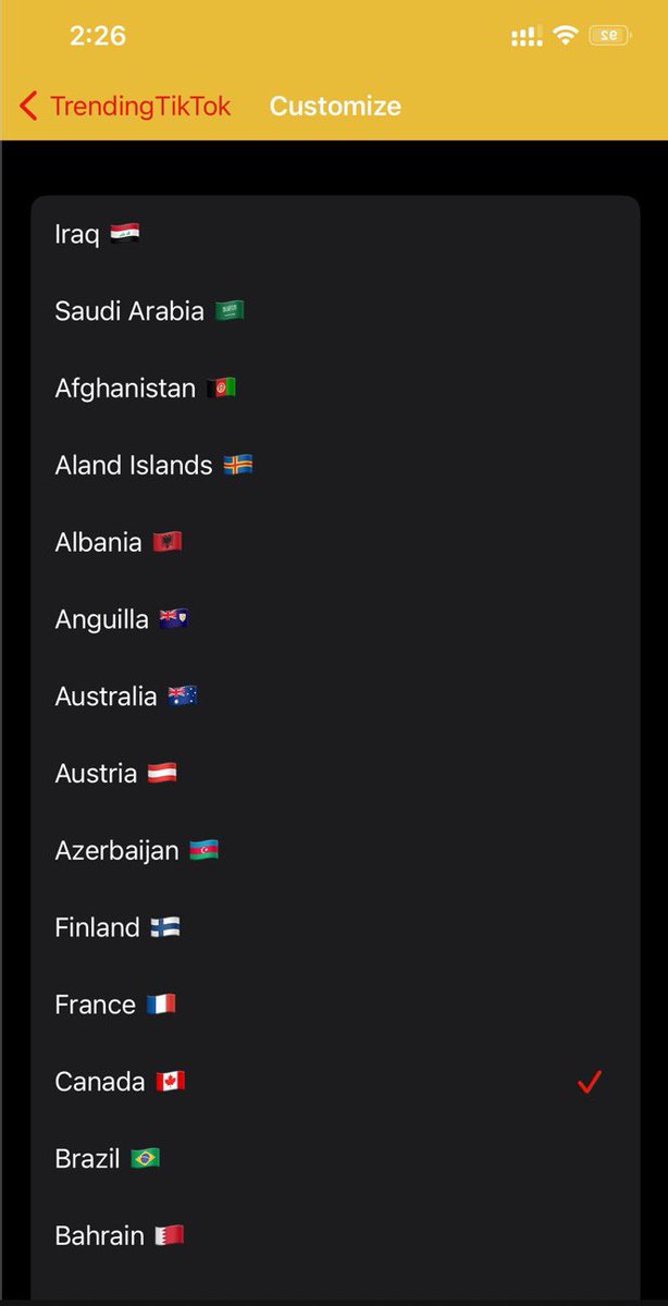 ✎أداة جديدة/ TrendingTikTok
☜وظيفتها/تمكنك من اختيار اي محتوى تريند في اي بلد + تعمل الاداة حتى على الدول التي تم حظر الTikTok بها بدون VPN
-فتح مميزات التطبيق التي يوفرها في بلدان معينة
☜ التوافق/13-14
☜سورس/ BigBoss
☜مجانية/Free
✎المطور/ <a href="/ahmedmakls/">احمد المخلص ‏</a> 
TM|<a href="/check0ver/">Check0ver ™ </a>
#Cydia