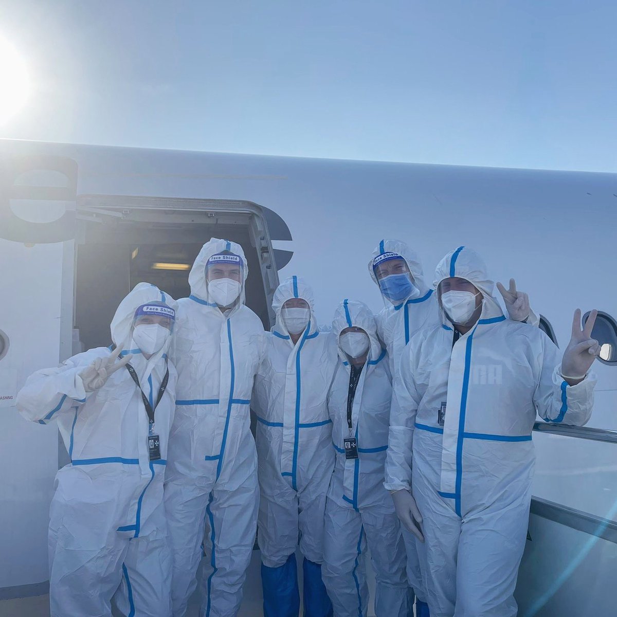 Another flight transporting pandemic supplies. Well done team! 

BHX to TAO

✈️😷✈️ 

#aircargo #aviation