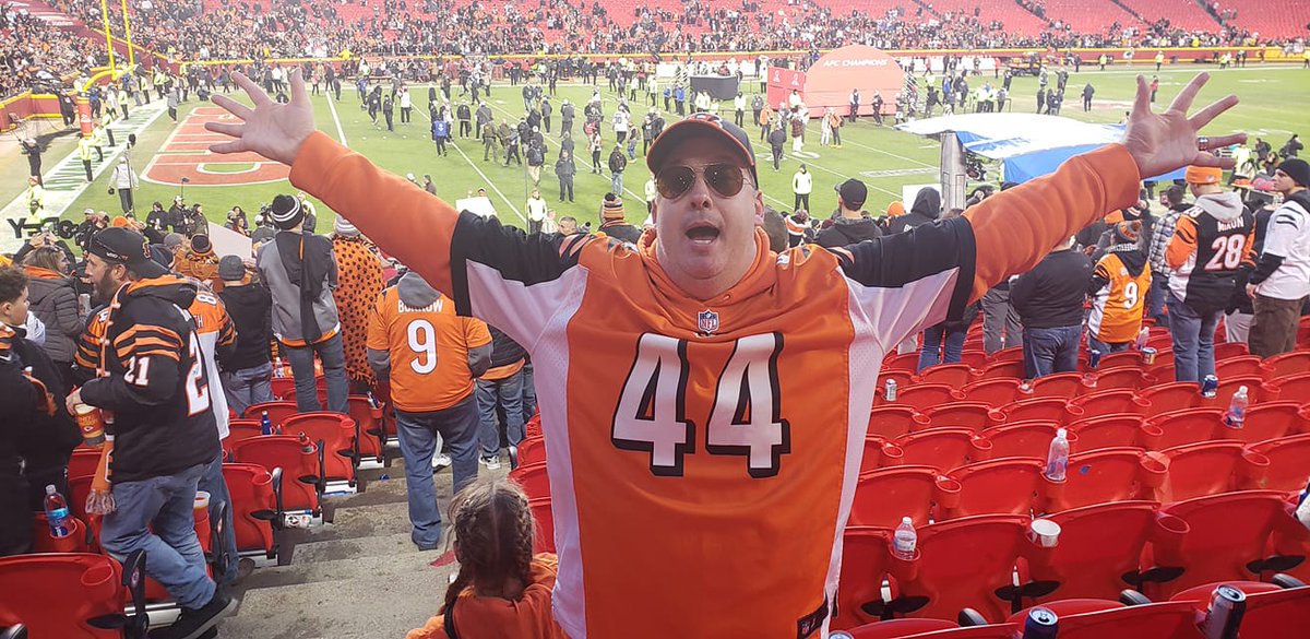 adamapwire's tweet image. Me in 1982, at a tailgate at Heinz Field with Ickey Woods, Sunday celebrating at KC, &amp;amp; ticket stubs from the lean years #WhoDey