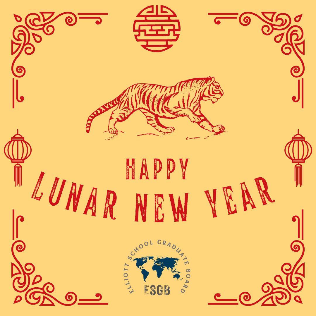 Happy Lunar New Year from the ESGB!!
We wish you peace, joy, and prosperity as we welcome the Year of the Tiger! 

How are you celebrating today?

#LunarNewYear #Tết #설날 #春節 #chúcmừngnămmới
#新年快樂 #새해복많이받으세요 #そーぐゎち  #YearOfTheTiger