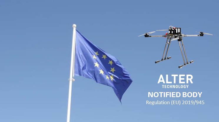 AlterTechnology's tweet photo. Alter Technology, the first #notifiedbody in Europe accredited to assess conformity to #drones #EU2019945 https://t.co/TIBDE0KDE0