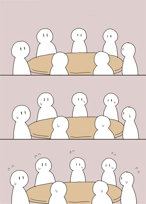 引っ込み思案な人の脳内会議 