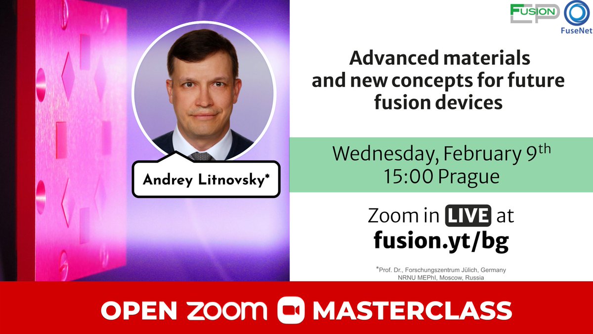 FusionInCloseUp's tweet image. Can we design materials for future fusion power plants that can withstand the same heat as at the surface of the sun? Join @FusionEPtalks for a masterclass by Andrey Litnovski @fz_juelich @fzj_iek and find out:
@FuseNet_eu #FusionEPtalks #FusionInEurope #fusionenergy