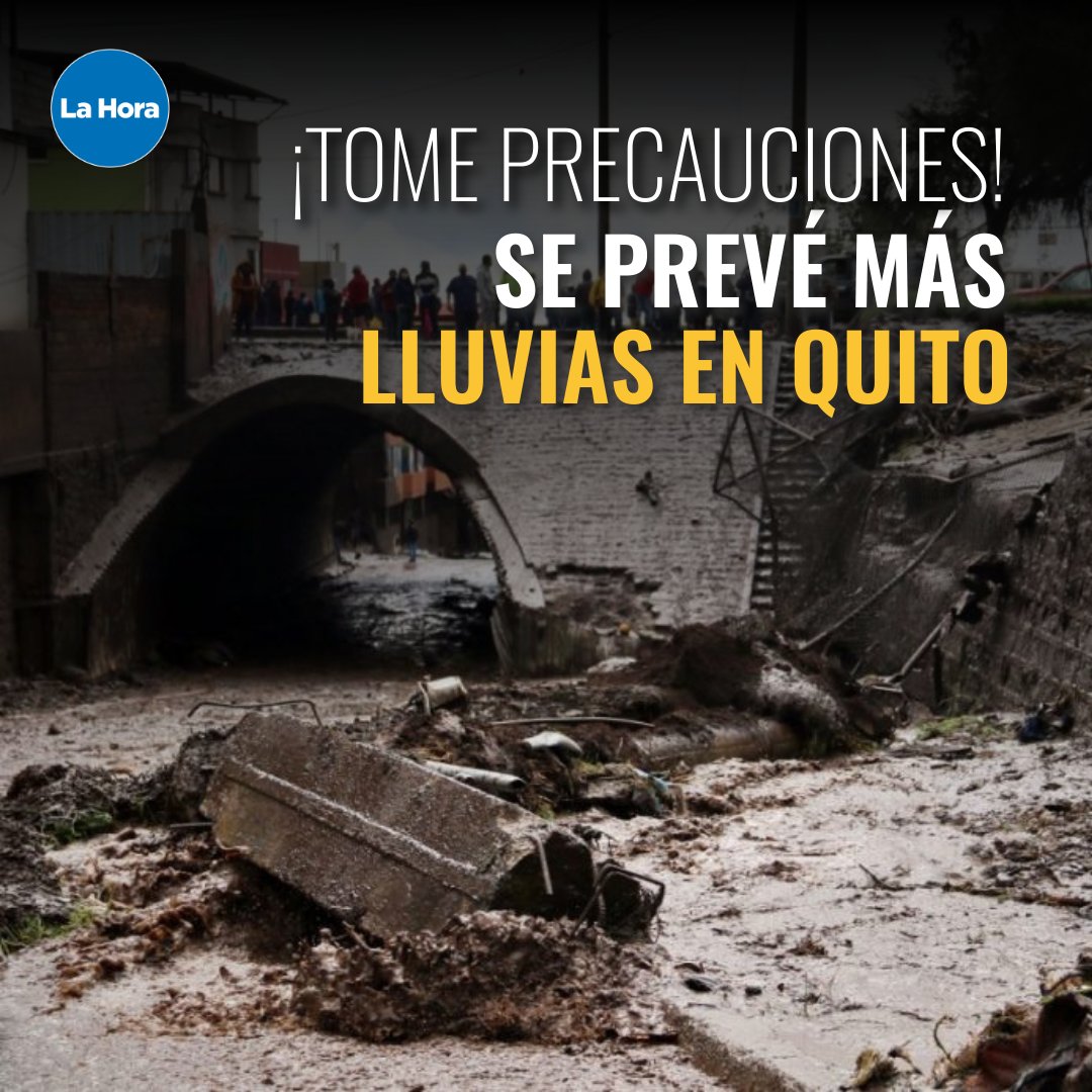 Se espera una cantidad mayor de lluvia este 1 de febrero de 2022 en #Quito 😥🌧️. Te contamos 👉🏼 bit.ly/35L17PT