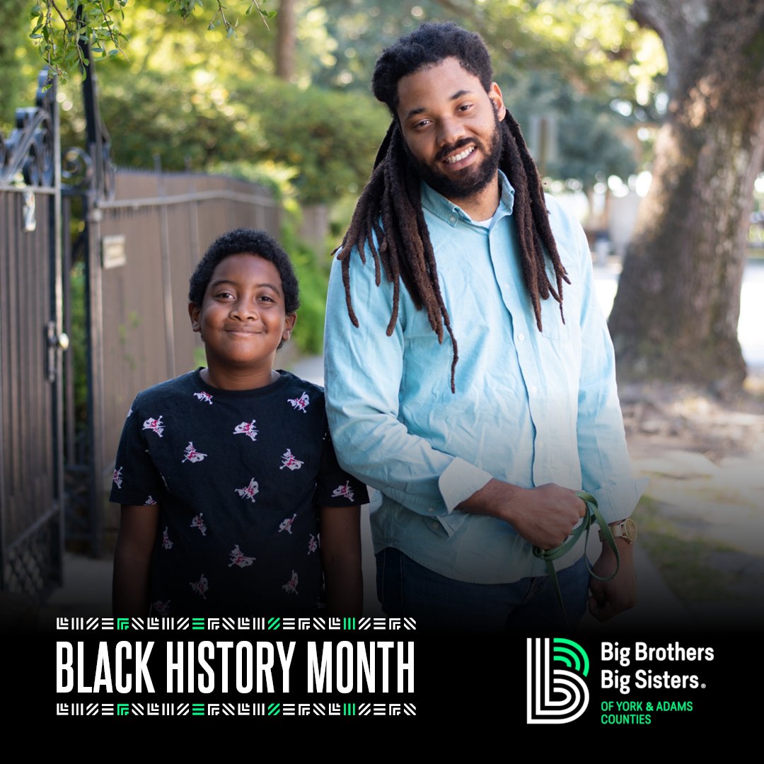 We are proud to celebrate #BlackHistoryMonth and recognize the empowering Black leaders of yesterday, today and tomorrow throughout our communities.

#BBBSYorkAdams #JoinTheVillage
