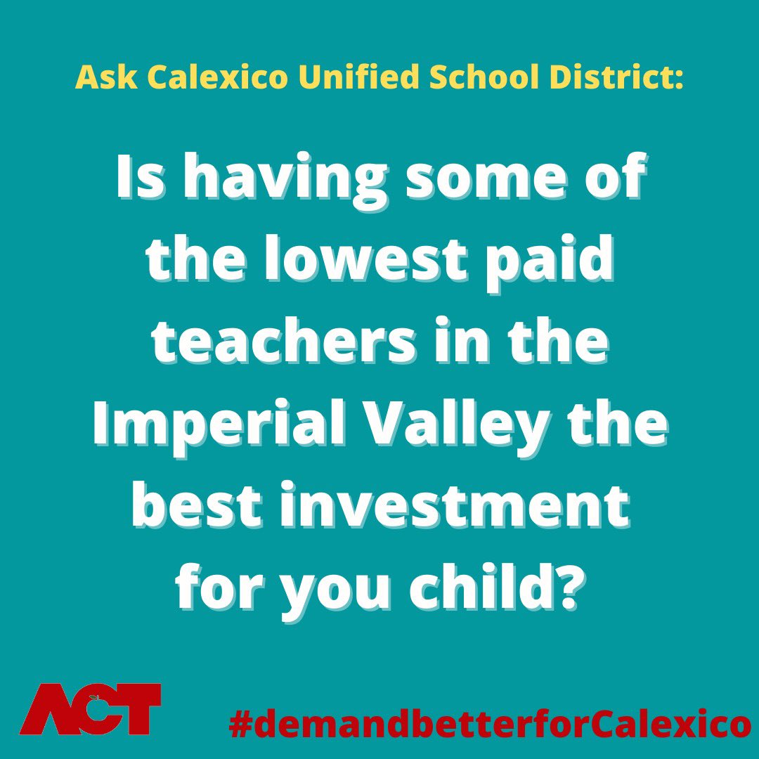 CalexicoACT's tweet photo. Please rt  #clxact #wearecta #demandbetterforcalexico #exijalomejorparacalexico https://t.co/xr7SgRNULN