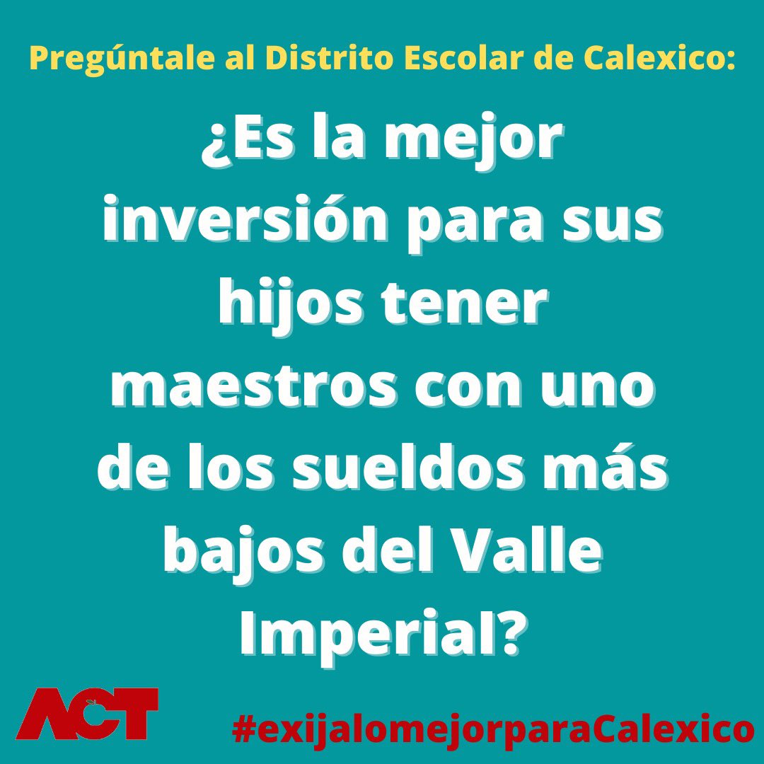 CalexicoACT's tweet photo. Please rt  #clxact #wearecta #demandbetterforcalexico #exijalomejorparacalexico https://t.co/xr7SgRNULN